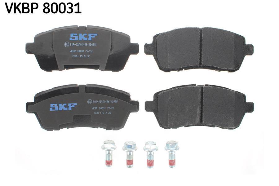 Jogo de 4 pastilhas de travão SKF ref. VKBP 80031